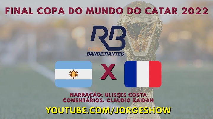Argentina x França | Jogo Completo | Final da Copa do Catar 2022 | Rádio Bandeirantes