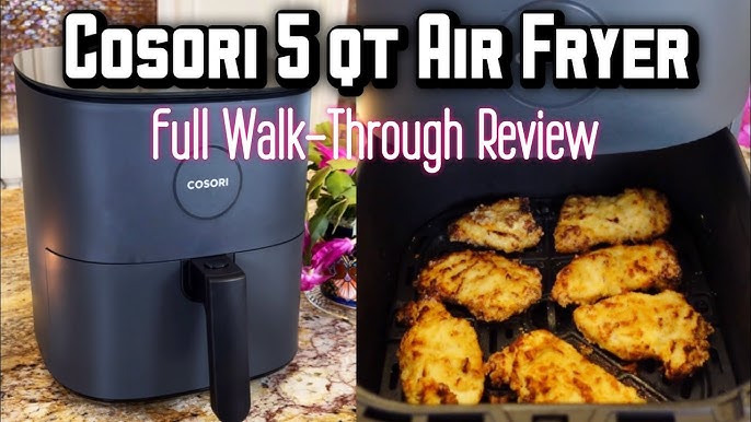 The COSORI Pro LE 5.0-Quart Air Fryer balances compact design with a 5-quart  capacity to deliver big meals without cluttering your kitchen…