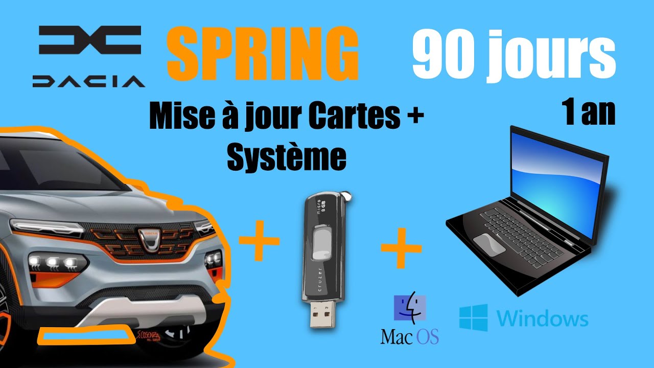 [Dacia Spring] 90 jours pour mettre à jour les cartes de navigation