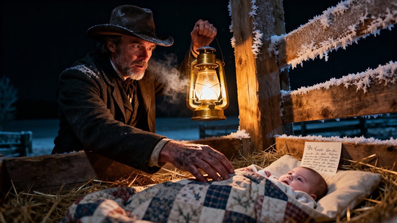 On Christmas Morning, Rancher Found a Baby Wrapped in His Barn — The Note Said 