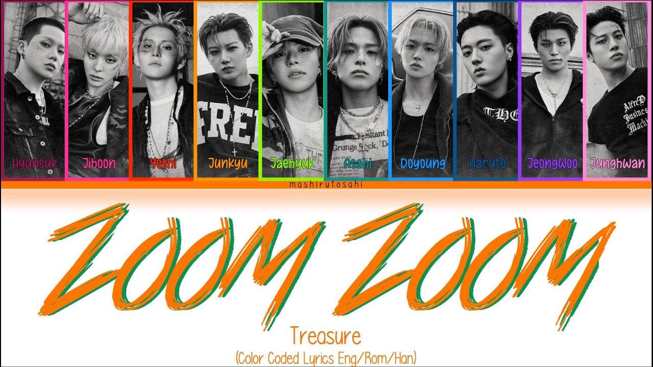 Treasure - Zoom Zoom (Updated!) Color Coded Lyrics (Eng/Rom/Han