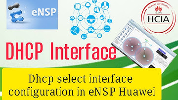 How to Configure DHCP by DHCP Select Interface in eNSP Huawei hindi urdu english
