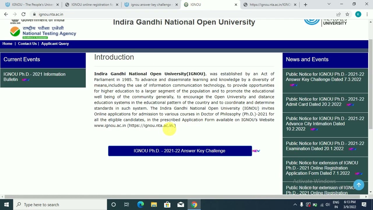 ignou phd answer key 2022 || ignou phd entrance exam question papers || ignou phd admission 2021