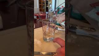 Measure 4oz of water