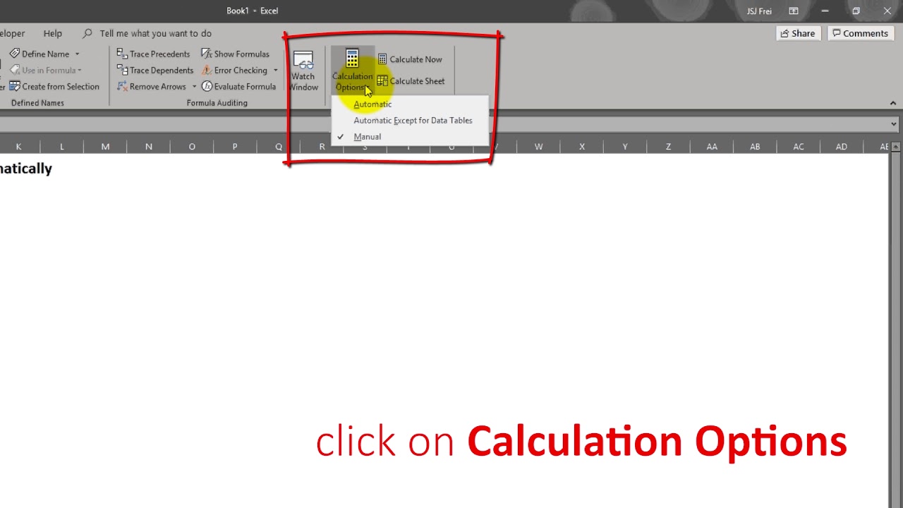 The Office Expert Excel Formulas not Calculating YouTube