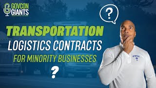 Where are all the transportation logistics contracts for Minority businesses?