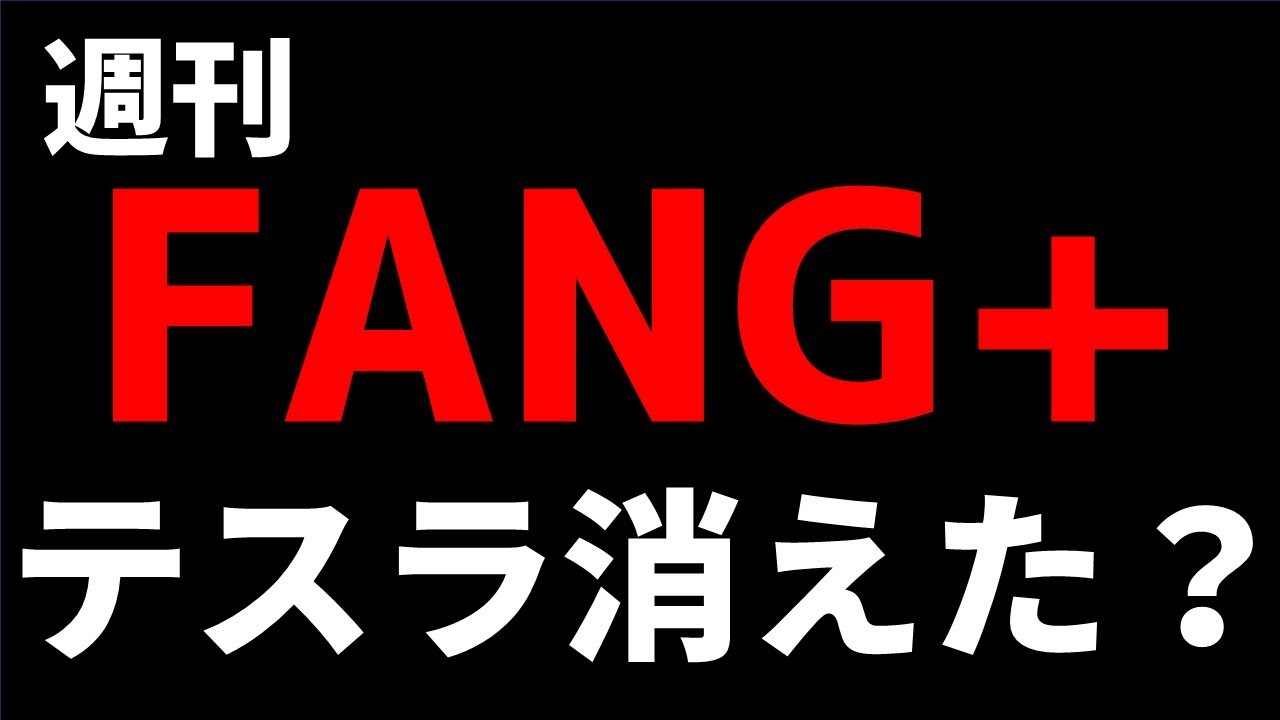FANG+の構成銘柄に変化⁉テスラがトップ10から陥落！