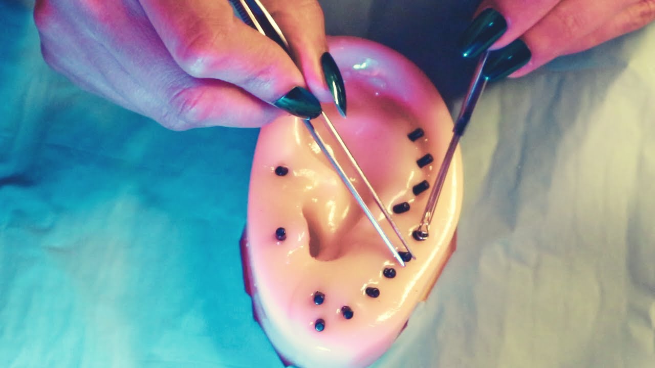 ️ ASMR - NETTOYAGE DE TON OREILLE - extraction de points noirs, soin et