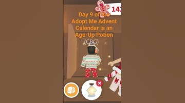 Day 9 of the #adoptme Advent Calendar 📅: An Age-Up Potion! #adoptmeadventcalendar #adoptmeadvent