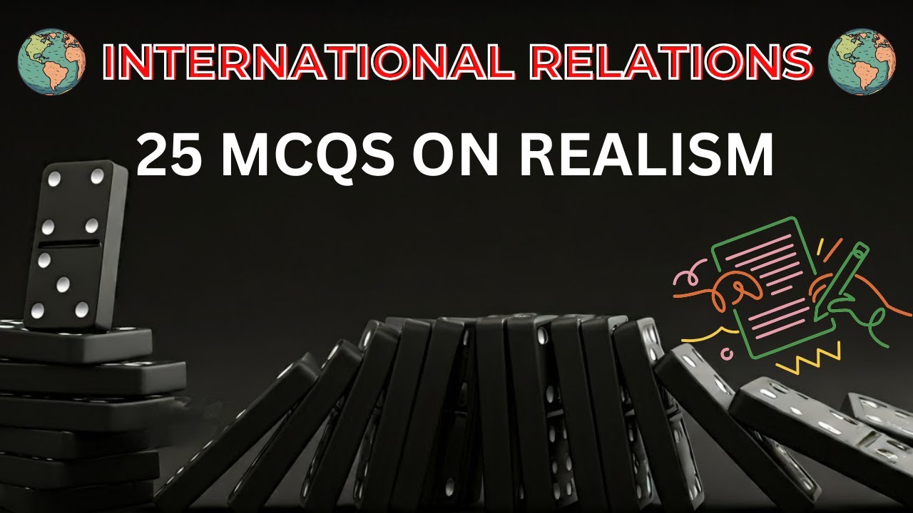 25 MCQs on Realism | UGC NET Political Science | Assistant Professor Exam Preparation