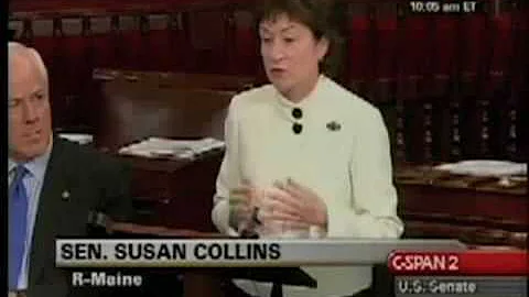 Sen. Susan Collins On Bunning's Block