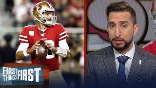 Jimmy G's turnovers proved why 49ers aren't atop the NFL in Seahawks loss | NFL | FIRST THINGS FIRST