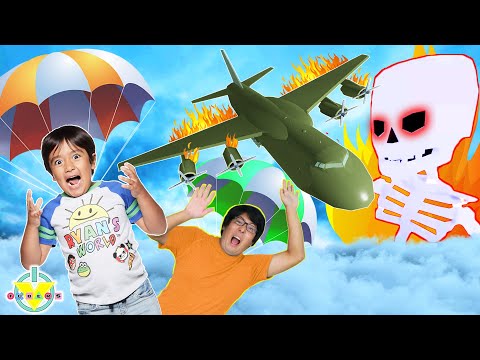 Ryan and Daddy are on Secret Military Mission to Rescue VIP