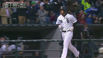 HOU@CWS: Abreu launches a solo homer to center field