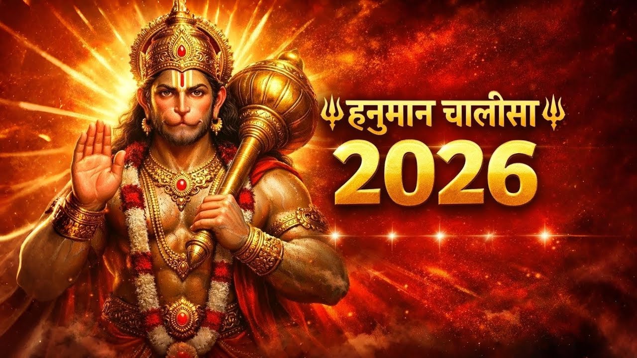 न्यू 2026 हनुमान चालीसा अमृतवाणीभजनकी पे WITH LYRICS सुने और अपने जीवन में हनुमान जी की कृपा पायें