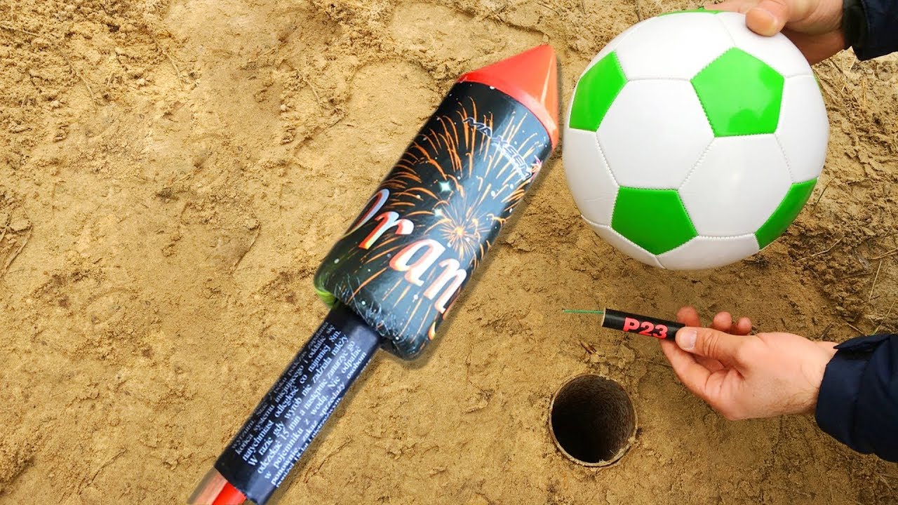 МОЩНАЯ ПЕТАРДА В НОРЕ