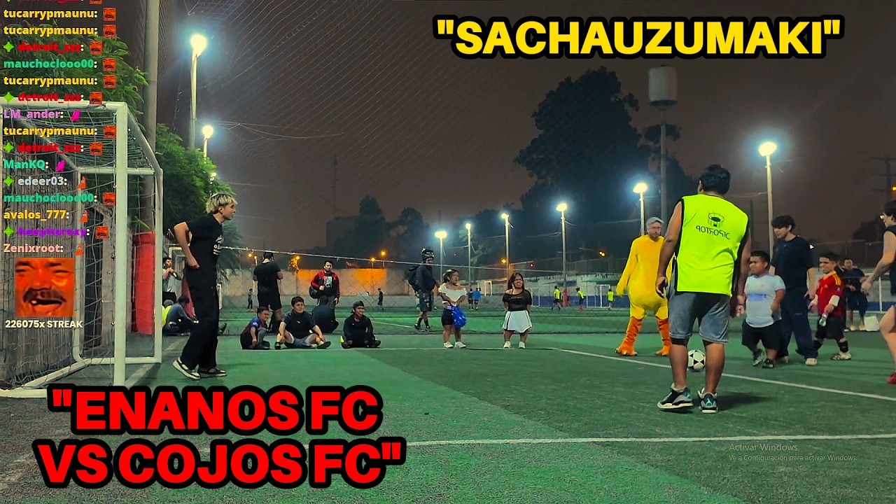 ENANOS FC VS COJ0S FC *PARTIDO COMPLETO* I SACHAUZUMAKI