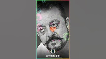 Sanjay Dutt | Attitude Dialogue Status | WhatsApp Status Video | Sanju BABA Dialogue Status Video |