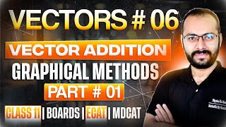 Class 11 Physics | Vectors # 6 | Vector Addition by Graphical Methods | Part 1 | ECAT | MDCAT