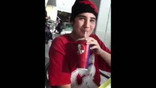 Alper snorting wasabi .