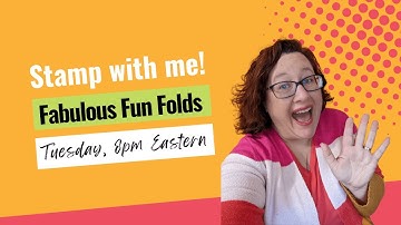 Stamp with Me Tuesday: Quick and Easy Fun Fold Card to Make with Any Patterned Paper