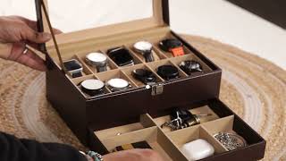 Premium Watch Organizer Box | Store, Protect & Display Your Collection