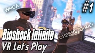 SteamVR HTC VIVE - Bioshock Infinite/VorpX (Reboot) Take a kids popcorn
3D/HSBS: https://www.youtube.com/watch?v=Q909-5Pby6w
VorpX Settings Tutorial
00:00 Introduction
10:02 Briefing
13:37 Graphics options
17:03 Configuration
18:58 Game intro
22:44 Vorpx Settings/DirectVR Scan
28:05 FOV auto-zoom issue
35:46 Welcome center reflection issue
1:05:52 Workaround for Raffle Square
1:14:50 Mouse Focus issue
While the first VorpX DirectVR update gave us only a small functional teaser of what could be Bioshock Infinite in near-perfect virtual reality (with either the Oculus Rift or the HTC VIVE), the latest VorpX updates have finally resolved enough issues to finally allow sustained gameplay!
Theres still a few issues to work out along the way - mainly one affecting mouse focus, but for the most part the virtual reality, field of view and head tracking are all perfect and most of all, the game has stopped crashing! SteamVR HTC VIVE - Bioshock Infinite/VorpX (Reboot) Take a kids popcorn