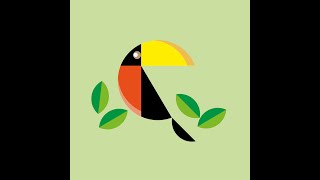 drawing with geometric shapes on adobe illustrator || EASY TUTORİAL  #shorts #illustrator