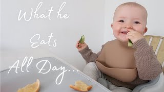 WHAT MY 12 MONTH OLD EATS IN A DAY | REALISTIC ROUTINE FOR 1 YEAR OLD | ellie polly