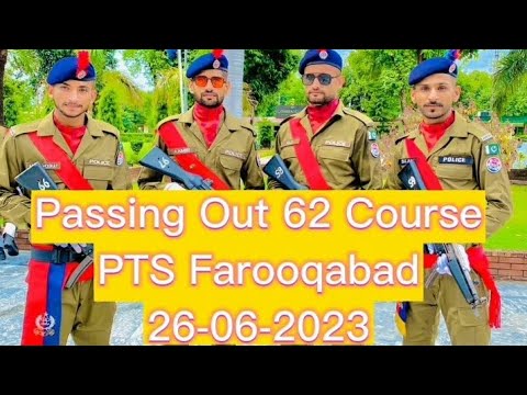 Passing Out 62 Batch PTS Farooqabad / 62 Course Passing Out PTS ...