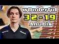 [Highlight POV] w0nderful | ALL PEEK (32-19) | Anubis | CS2 FACEIT | Dec 22, 2024
