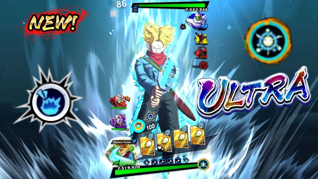 NEW ULTRA SOH Trunks All the Unseen Animations!!!-Hope Mode,Rush & All-Dragon Ball Legends 