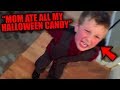 Top 10 CRAZIEST Halloween Candy Meltdowns CAUGHT ON CAMERA!