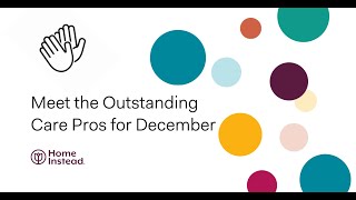 December's Outstanding Care Professionals