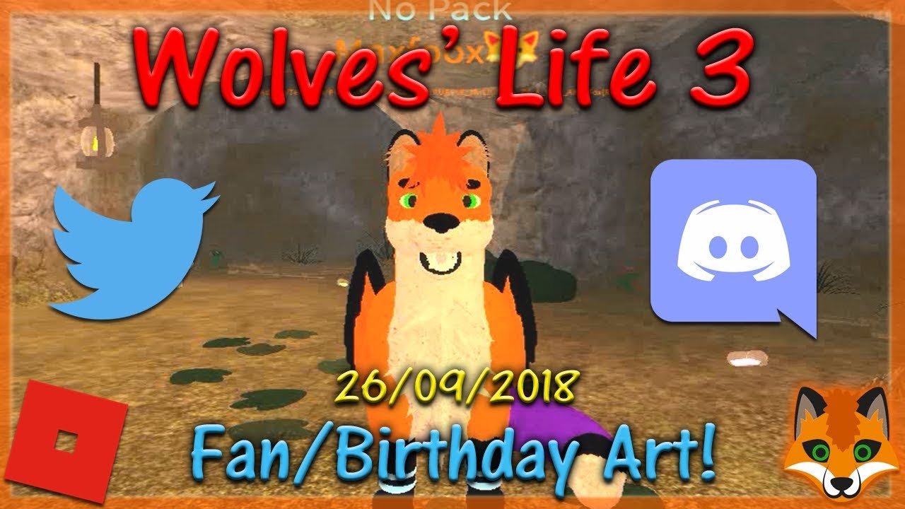 Roblox Wolves Life 3 Fan Birthday Art 14 Hd Youtube - wolves life fan art roblox