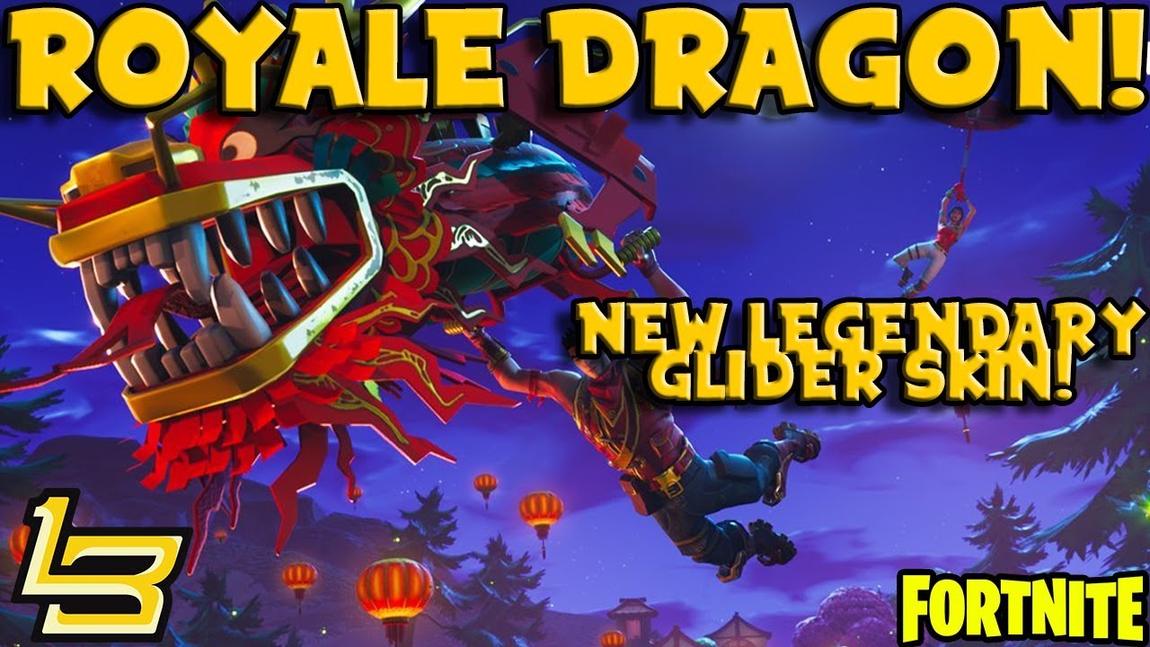 royale dragon legendary glider skin fortnite - dragon royale fortnite