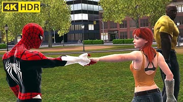 MJ Cheating on Spiderman With Big Black Guy Scene 4K ULTRA HD - Spiderman Web of Shadows
