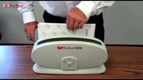 Pro-Bind 1000: Thermal Binding Machine