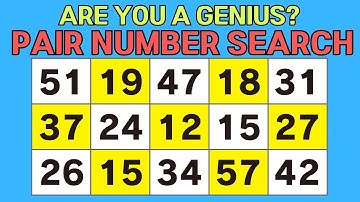 ⟪ Find the odd ⟫  Brain Exercises Quiz! Fun number search!  - Seniors Challenge - ver.219
