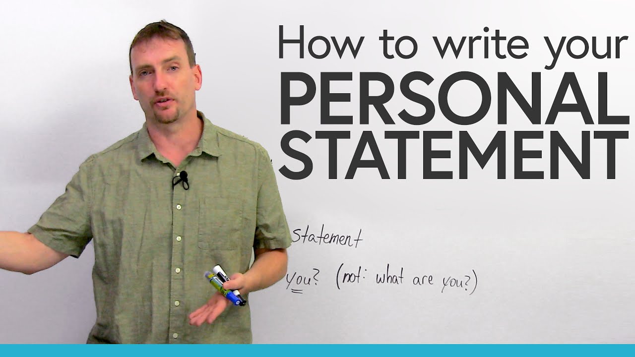 youtube personal statement college