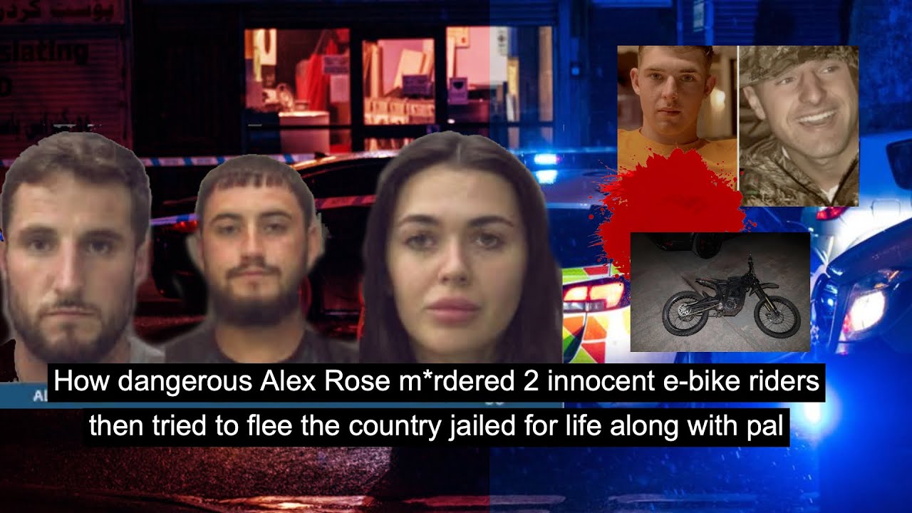 How dangerous Alex Rose m*rdered 2 innocent e bike riders then tried to ...