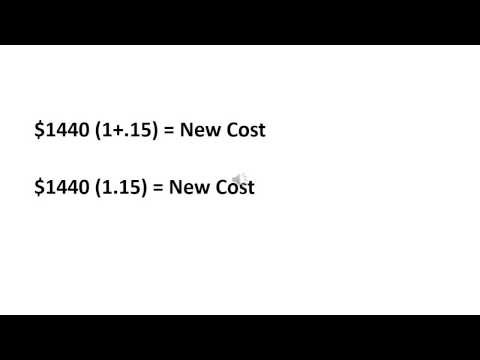 Increasing Percentages