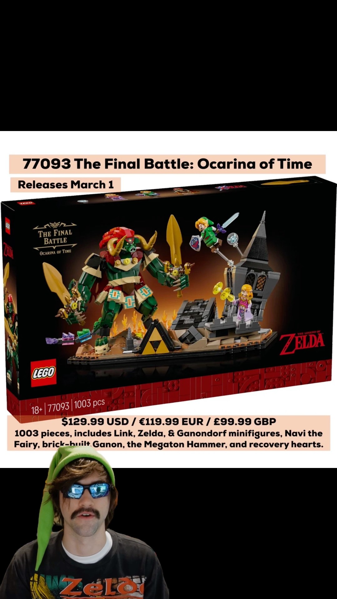 Will you be buying the NEW ZELDA LEGO Set?!? #lego #zelda - YouTube