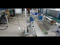 Flying laser marking machine for plastic package