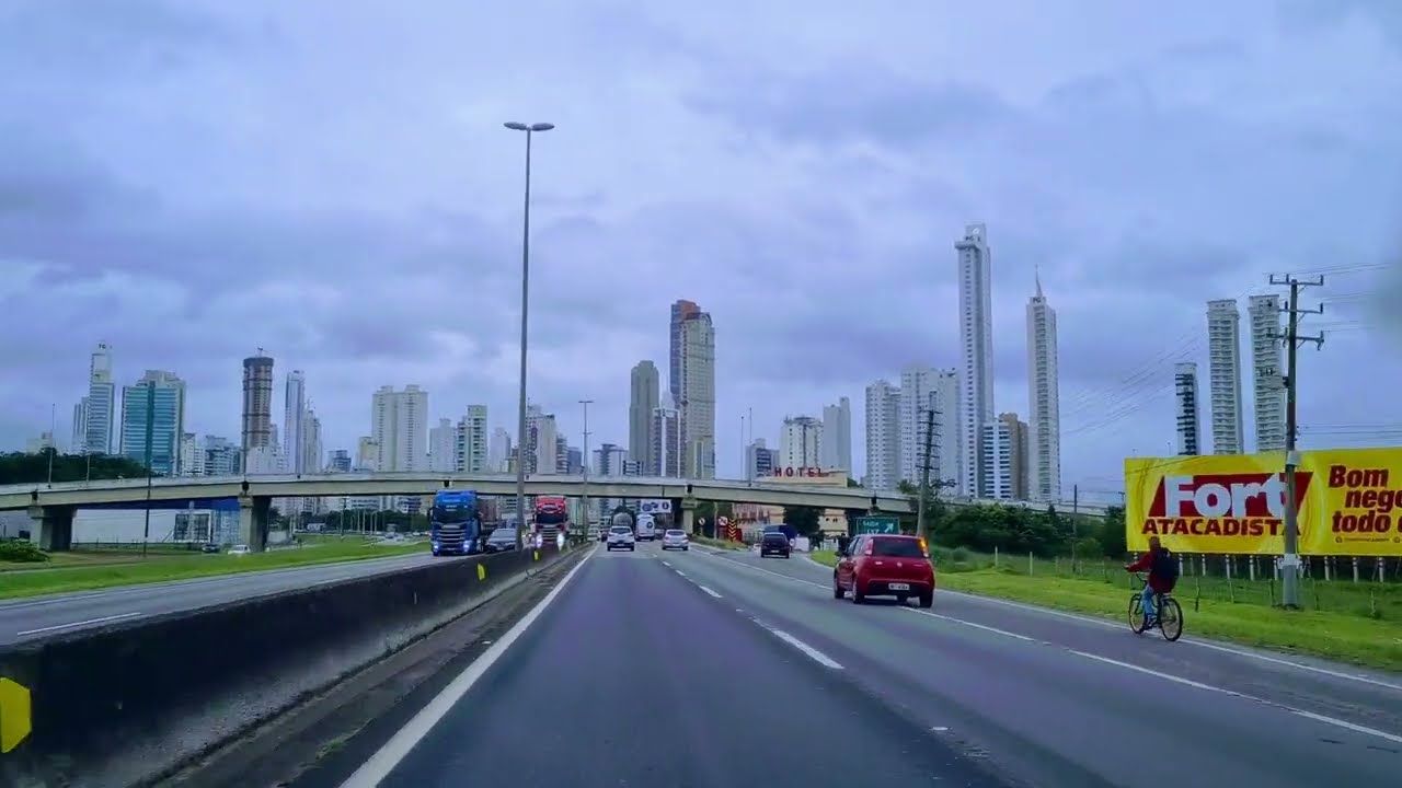 Balneário Camboriú SC..pela BR 101 Norte..até Itajaí SC...