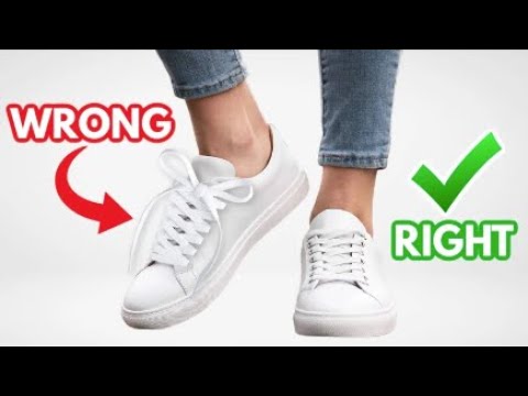 10 Ways You’re Wearing Shoes WRONG! *how to fix*