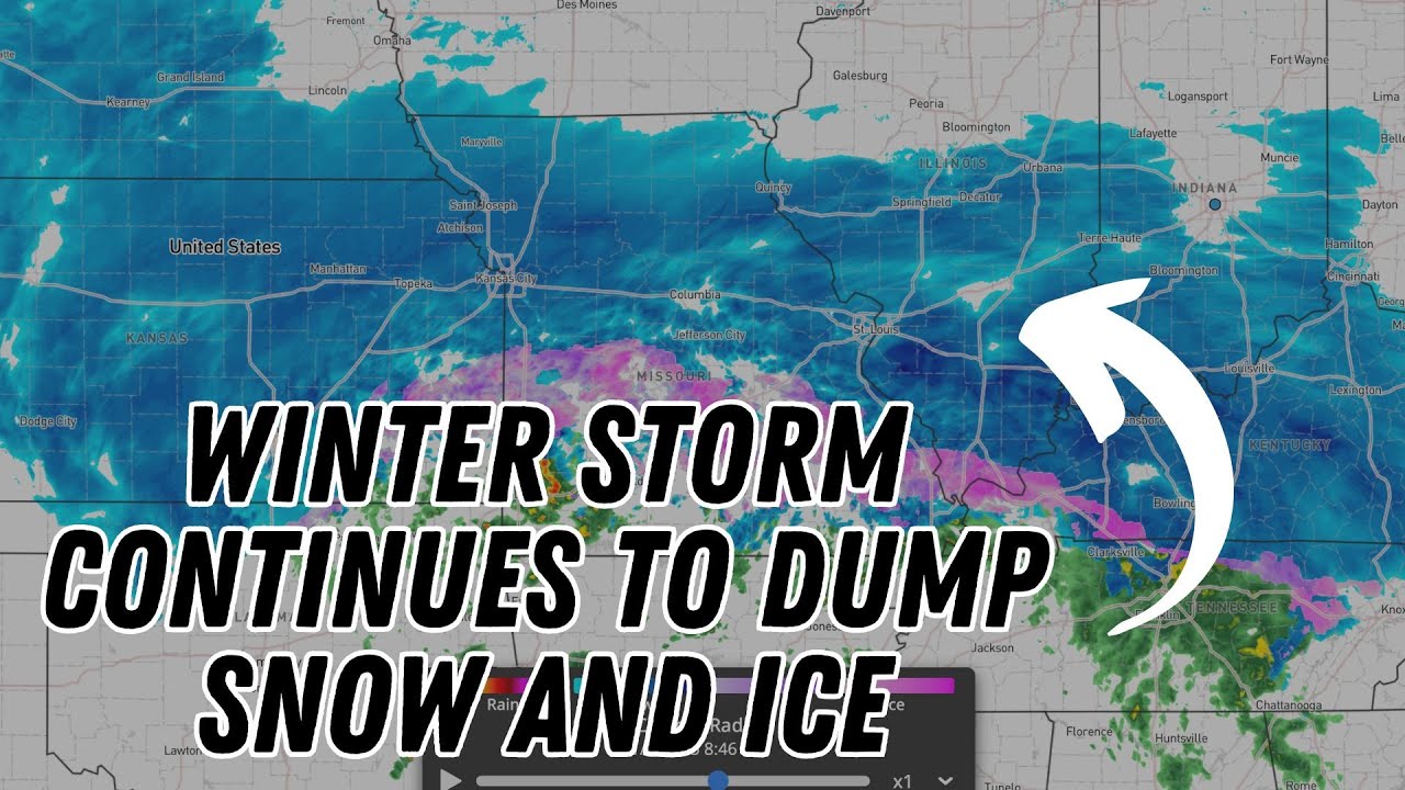 ⚠️Our Winter storm is here. Live update! - YouTube