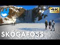 Iceland Walking Tour - Skógafoss [4K]