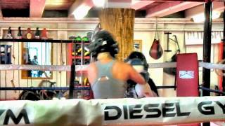 Model Fight Night Sparring 3 - Claire Aves Fitness