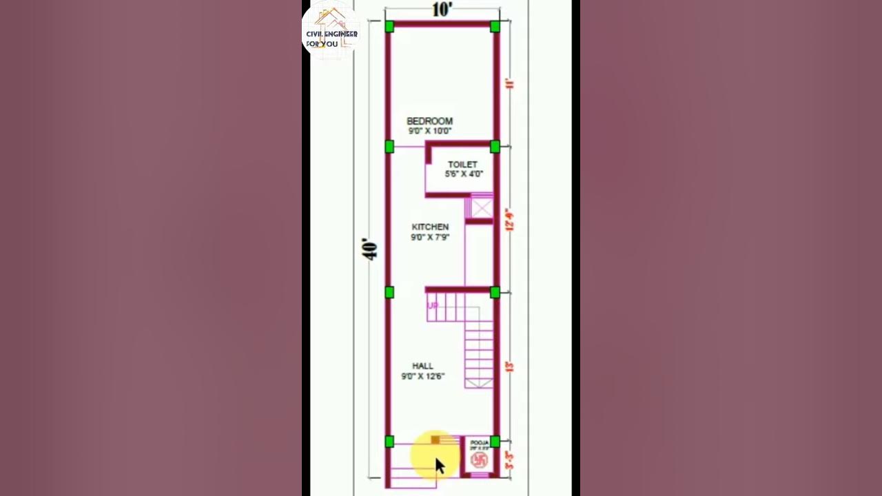 10x40-house-plan-10x40-ghar-ka-naksha-400-sqft-house-plan-youtube